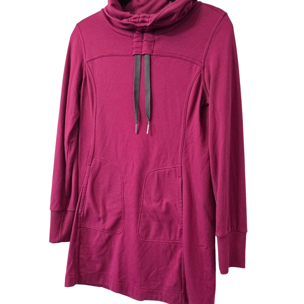 Lole berry colored sweater‎ athletic dress long sleeve | Lole Call Me Dress M